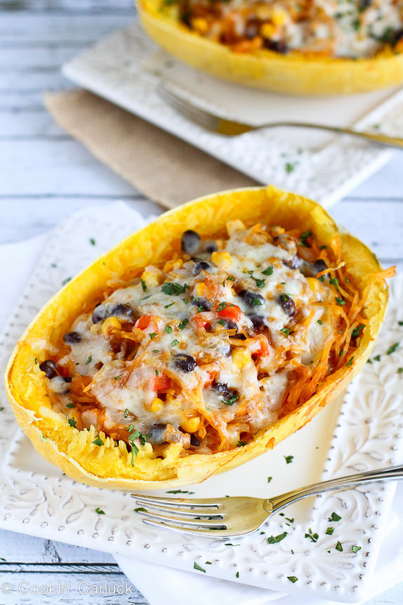 Vegan Spaghetti Squash Recipes
 Ve arian Enchilada Stuffed Spaghetti Squash Recipe