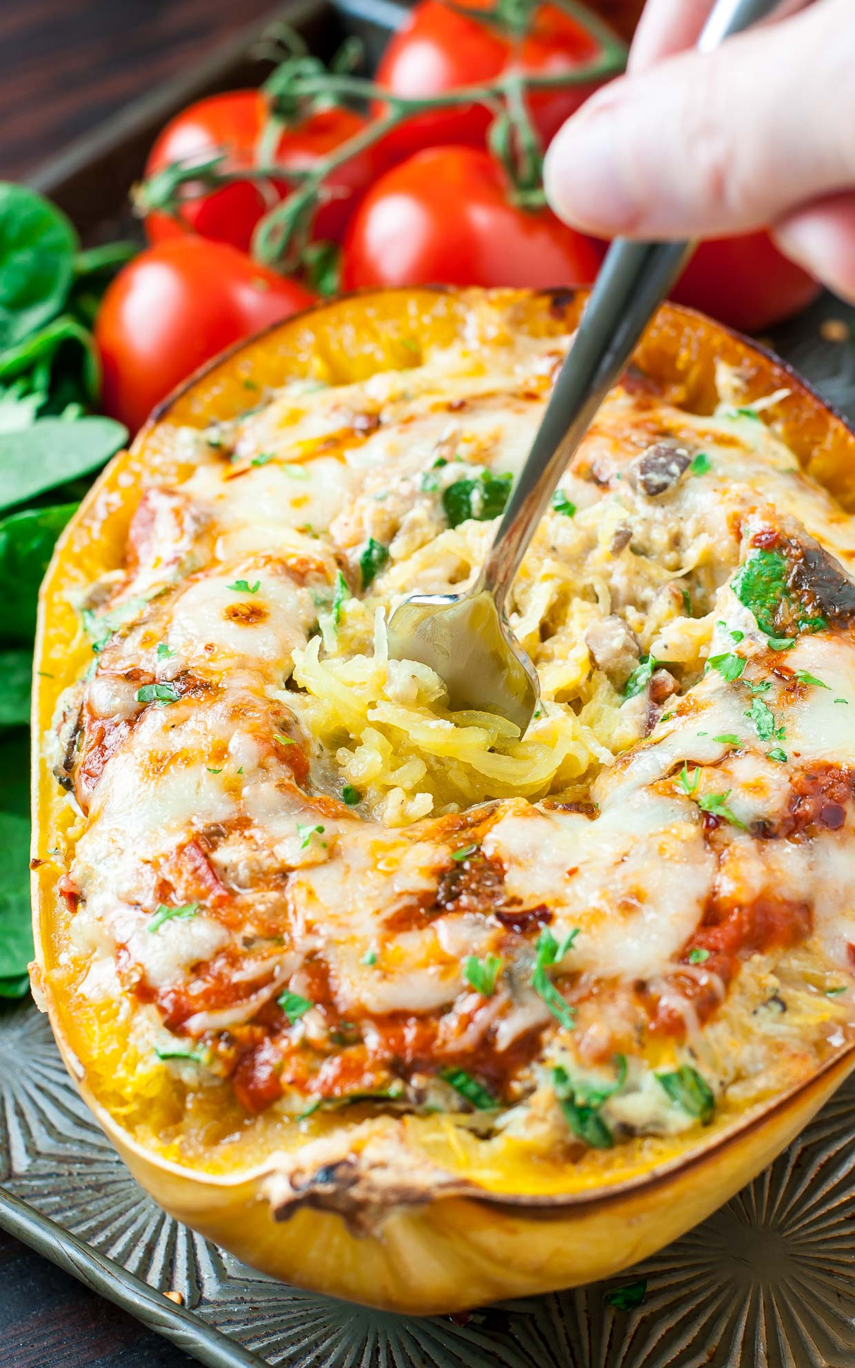 Vegan Spaghetti Squash Recipes
 Easy Cheesy Ve arian Spaghetti Squash Lasagna Peas And