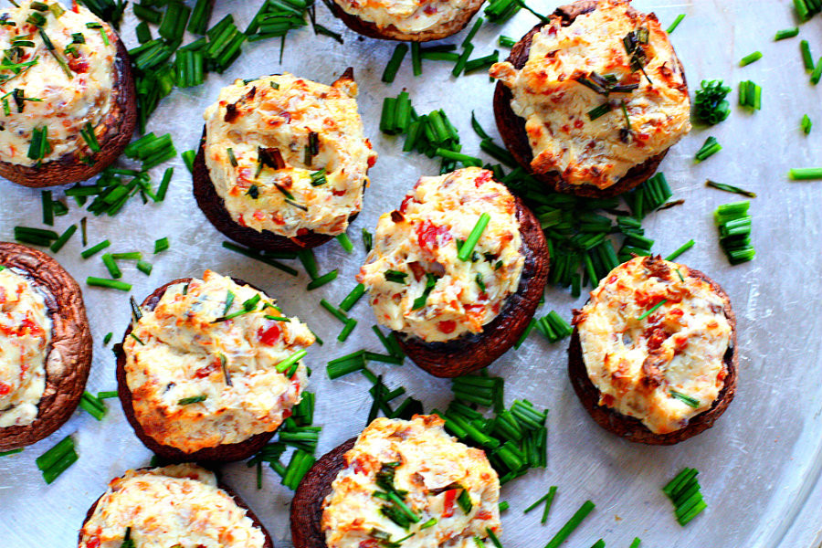 Vegan Stuffed Mushrooms Recipes
 Football Food Vegan Stuffed Mushrooms