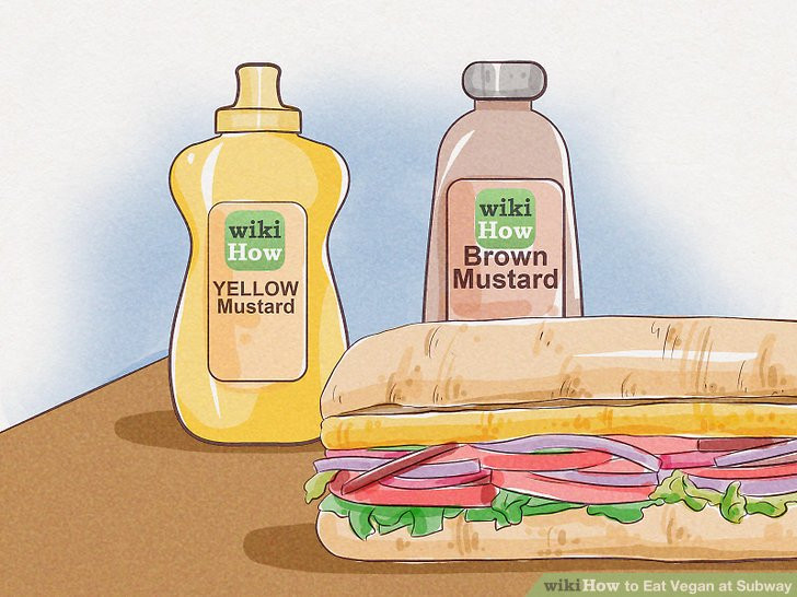Vegan Subway Sauces
 How to Eat Vegan at Subway 12 Steps with wikiHow