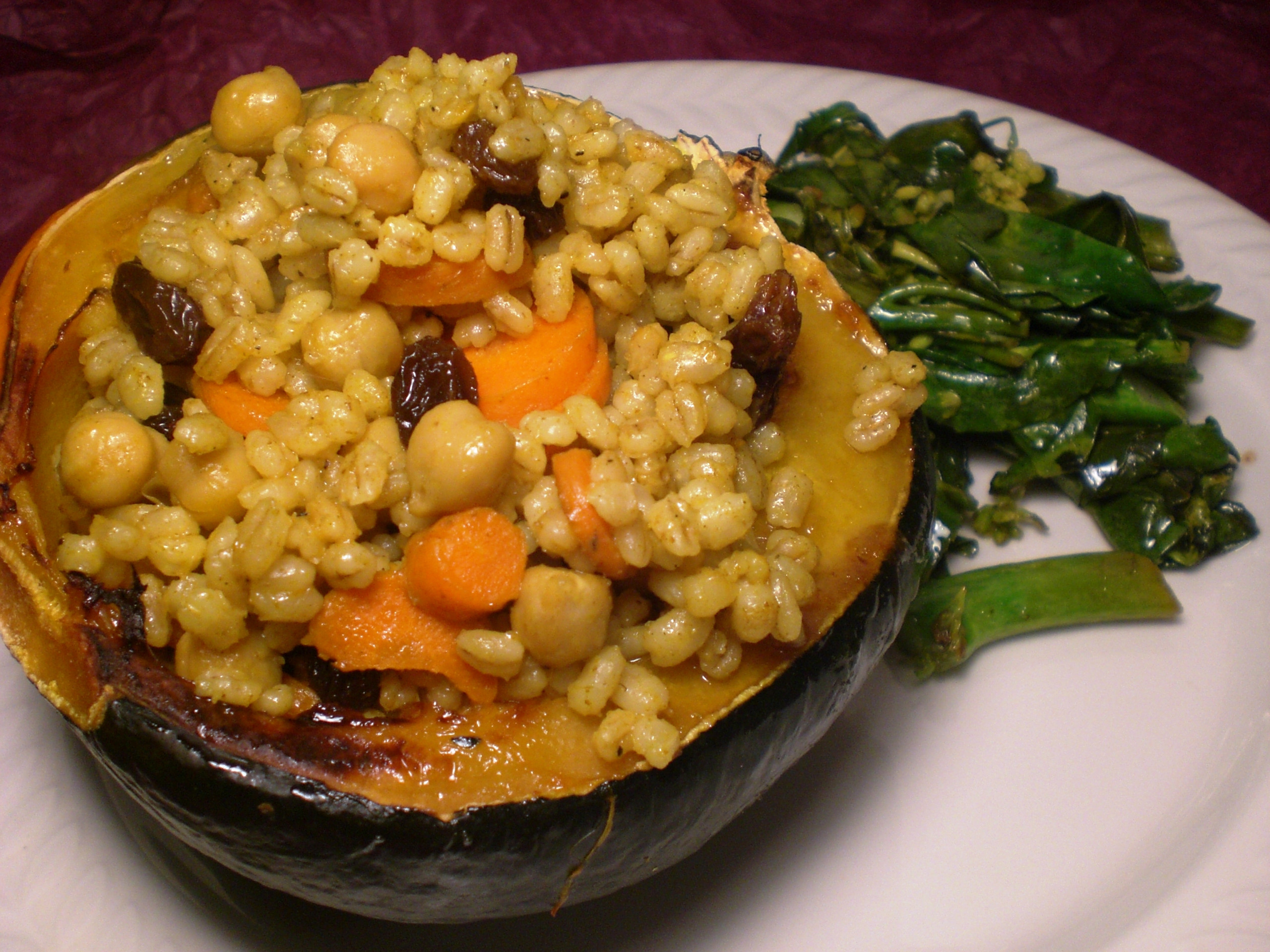 Vegan Thanksgiving 2019
 Sauteed Acorn Squash