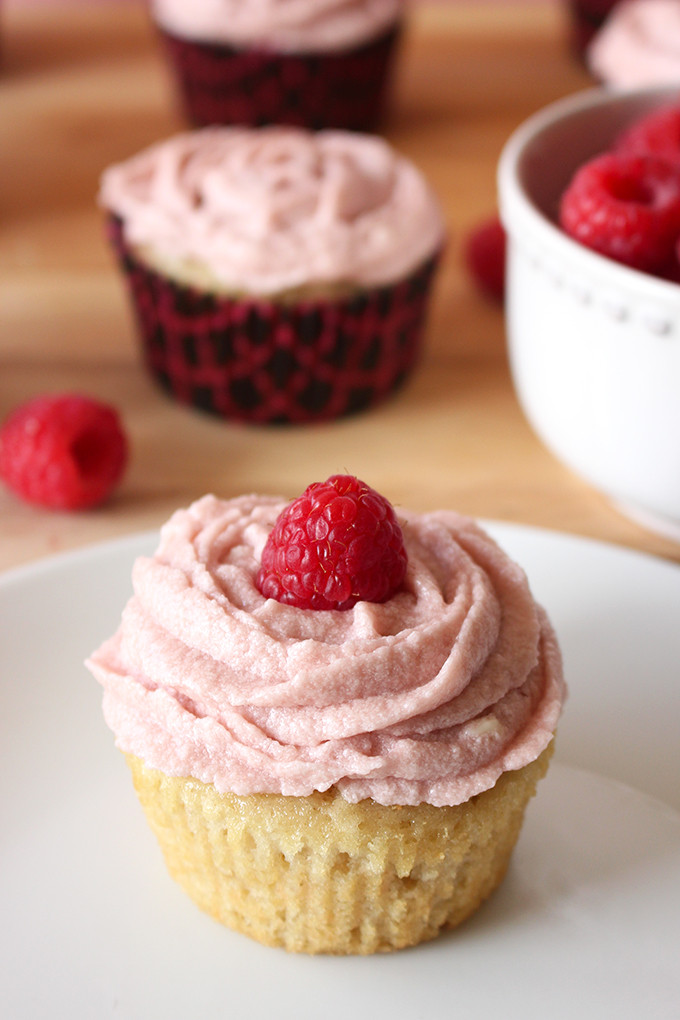 Vegan Vanilla Cupcakes
 Vegan Vanilla Cupcakes with Raspberry Frosting Sweet