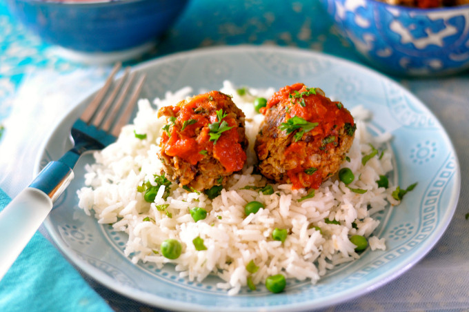 Vegan White Rice Recipes
 Vegan Meatballs With Rice and Peas Smothered in Tomato Sauce