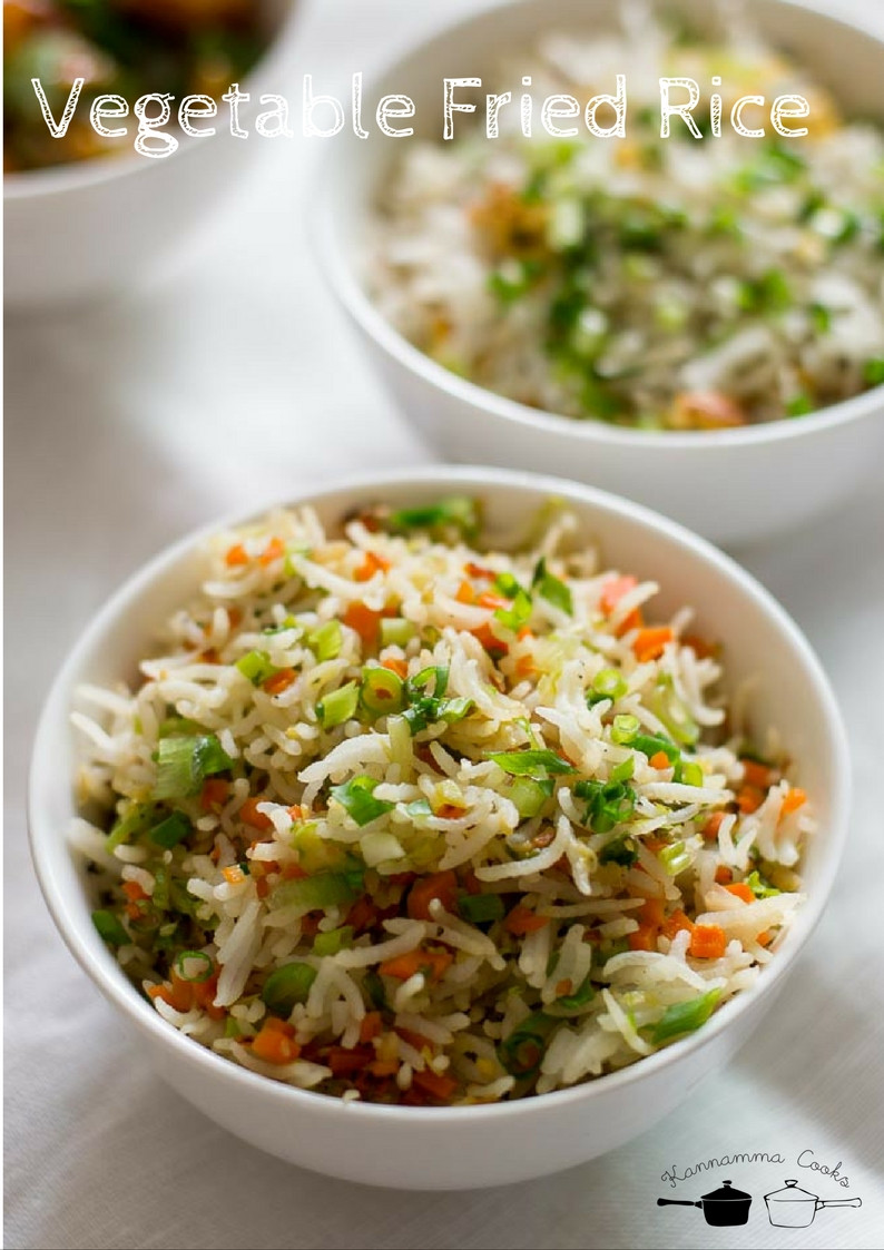 Vegan White Rice Recipes
 ve able fried rice recipe Easy veg fried rice indian