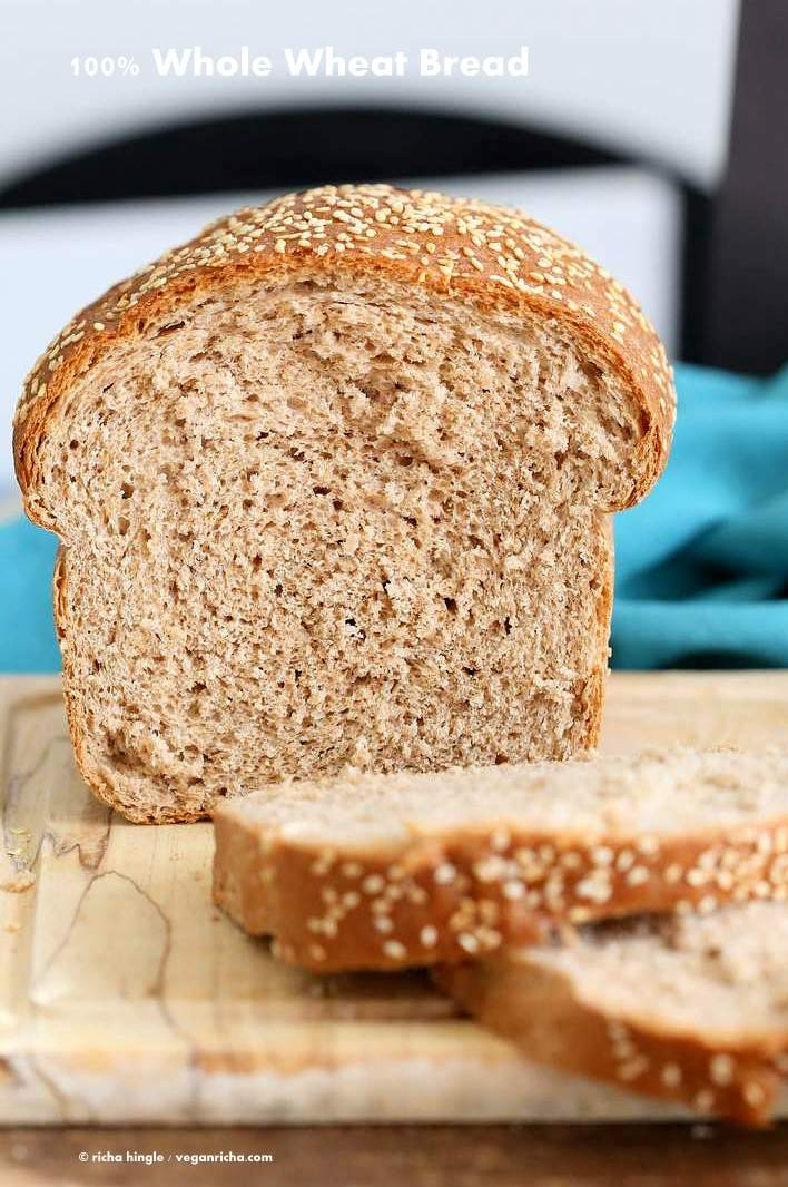 Vegan Whole Wheat Bread Machine Recipe
 soft whole wheat sandwich bread recipe