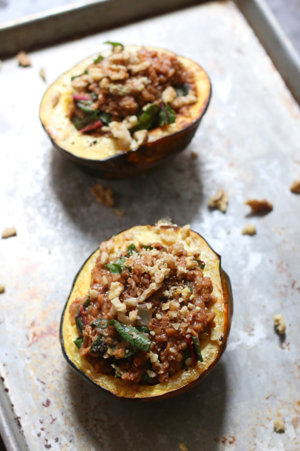 Vegetarian Acorn Squash Recipes
 Vegan Red Lentil Stuffed Acorn Squash Recipe