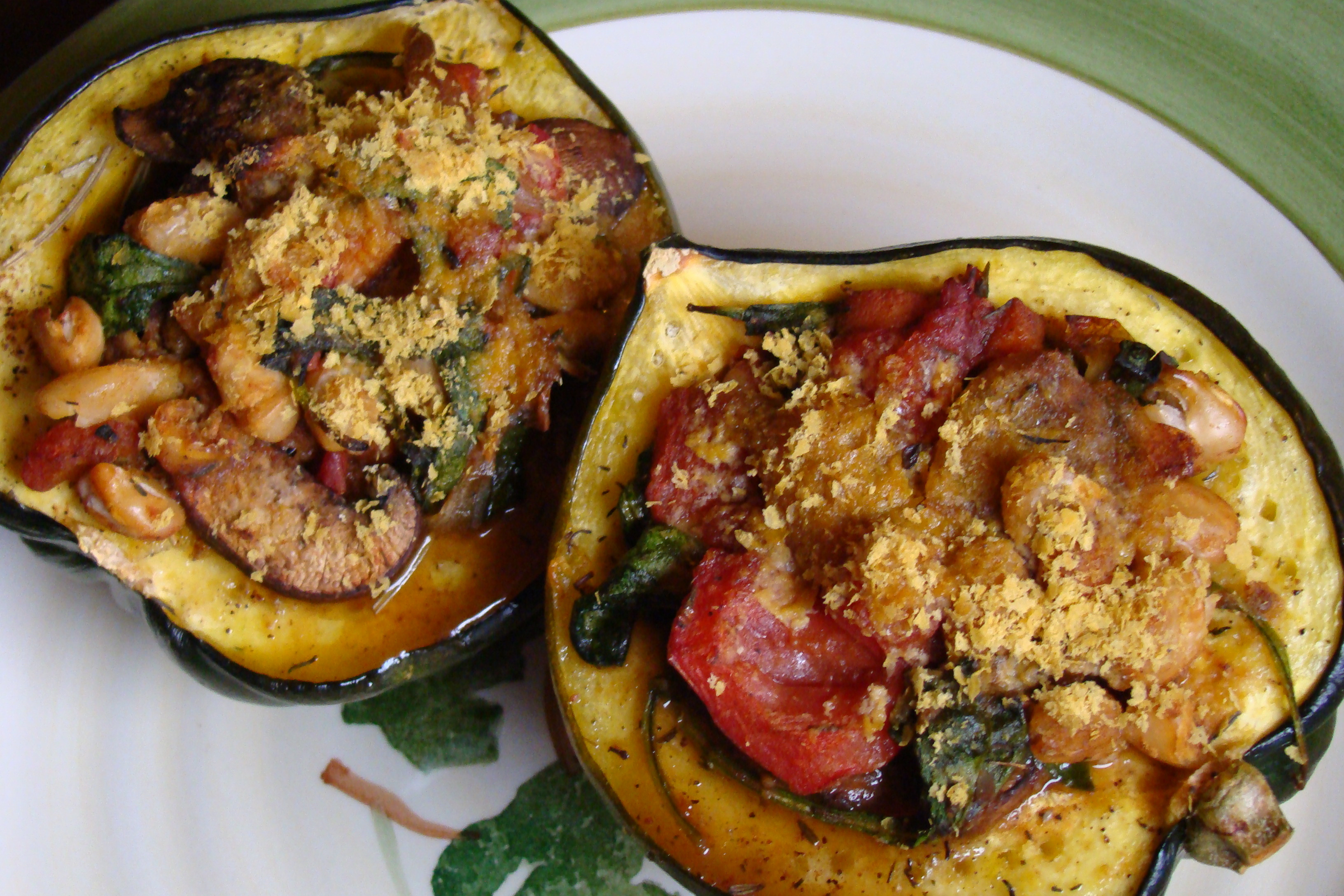 Vegetarian Acorn Squash Recipes
 Vegan Stuffed Acorn Squash