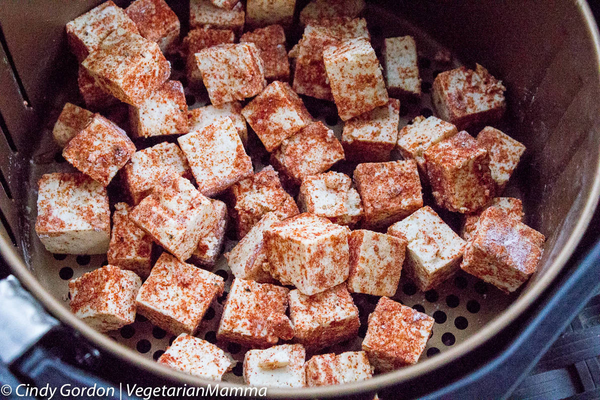 Vegetarian Air Fryer Recipes
 Air Fryer Tofu with a touch of smoked paprika