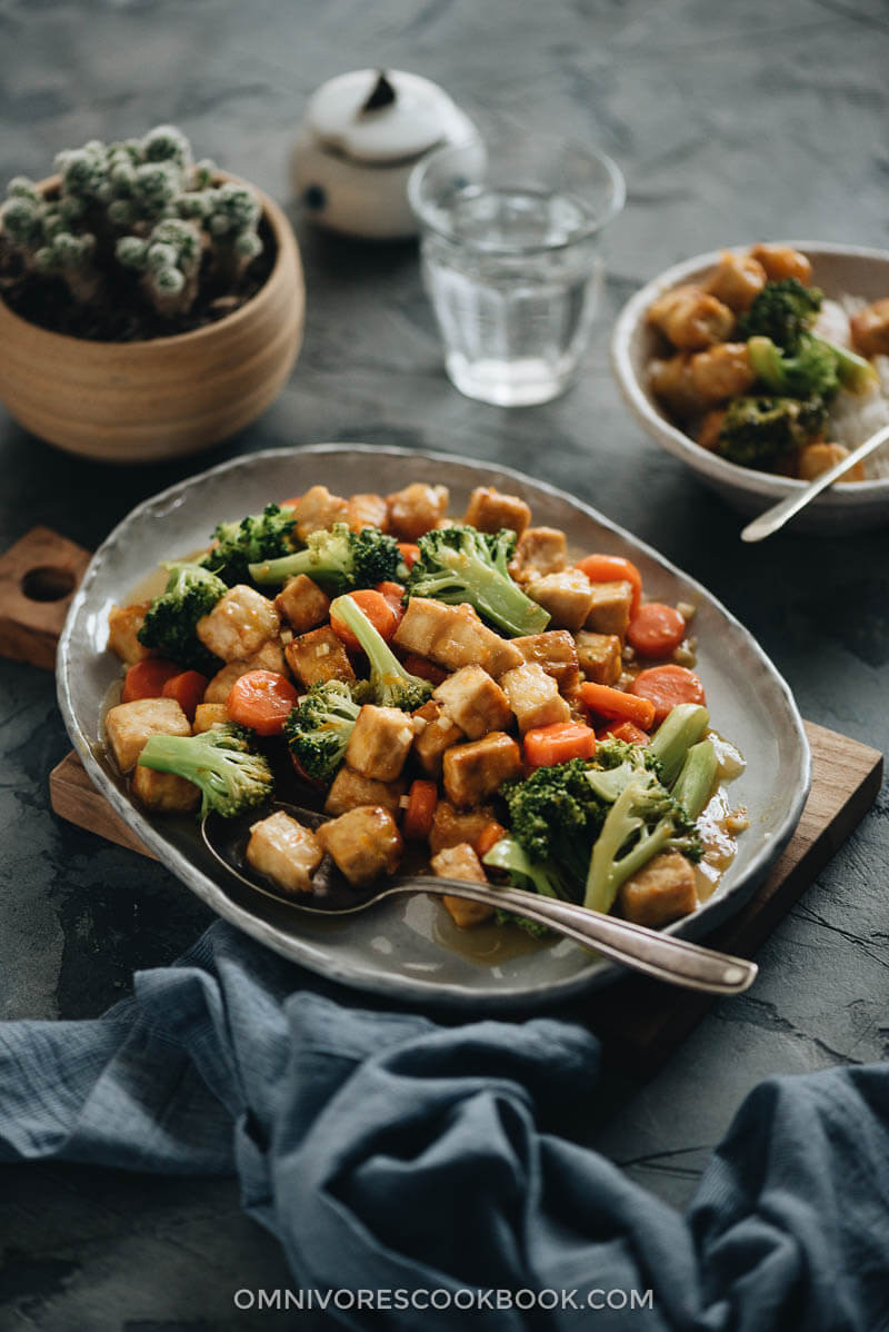 Vegetarian Air Fryer Recipes
 Air Fryer Tofu with Broccoli and Carrot