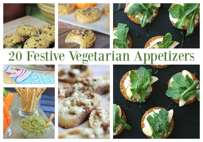 Vegetarian Appetizers Pinterest
 Appealing and Festive Ve arian Appetizers