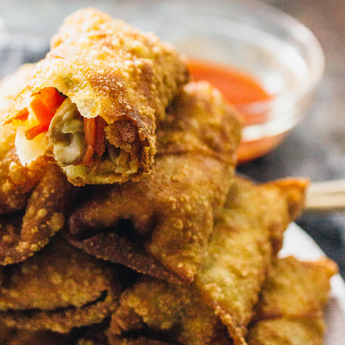 Vegetarian Asian Appetizers
 Ve able Egg Rolls Recipe Savory Tooth