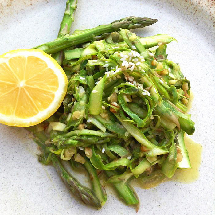 Vegetarian Asparagus Recipes
 Vegan Salad Recipes Lemony Shaved Asparagus