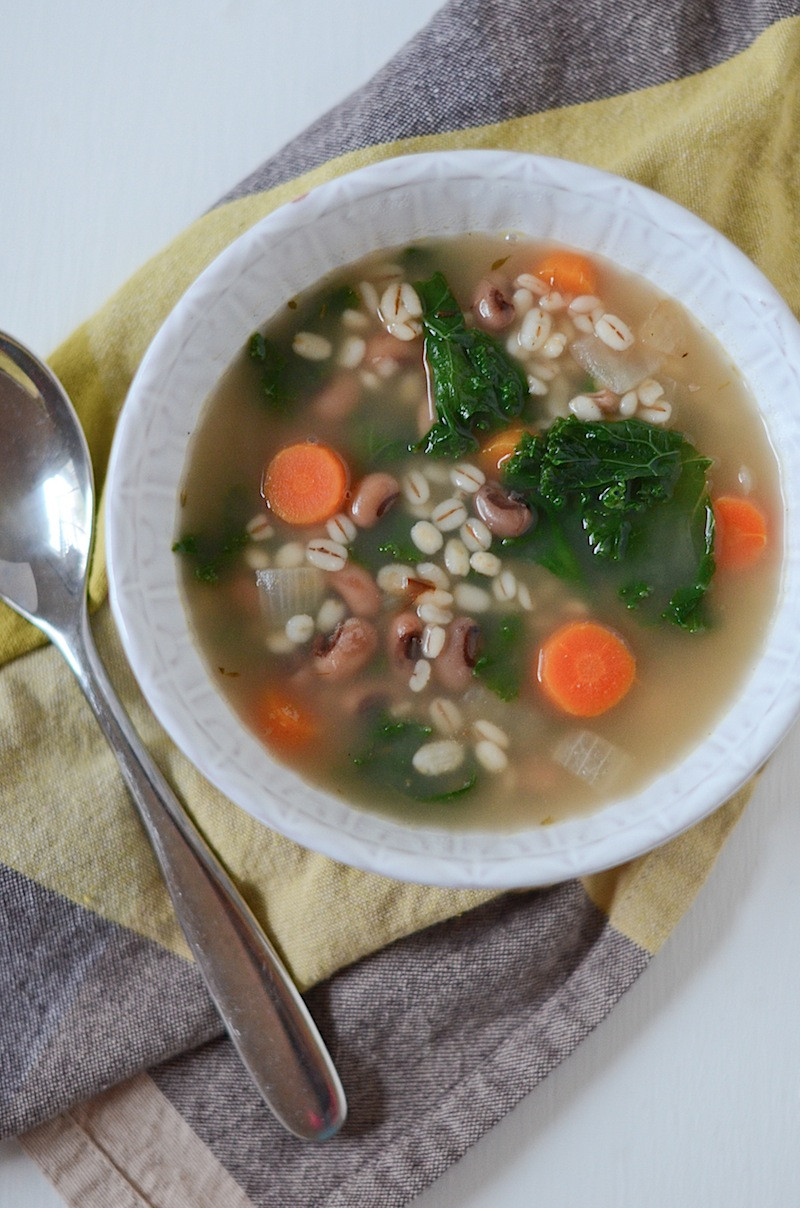 Vegetarian Barley Recipes
 Ve arian Barley Black Eyed Pea Soup Recipe The Chic Life