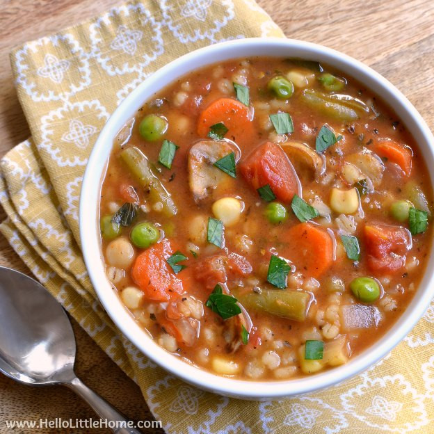 Vegetarian Barley Recipes
 Ve able Barley Soup