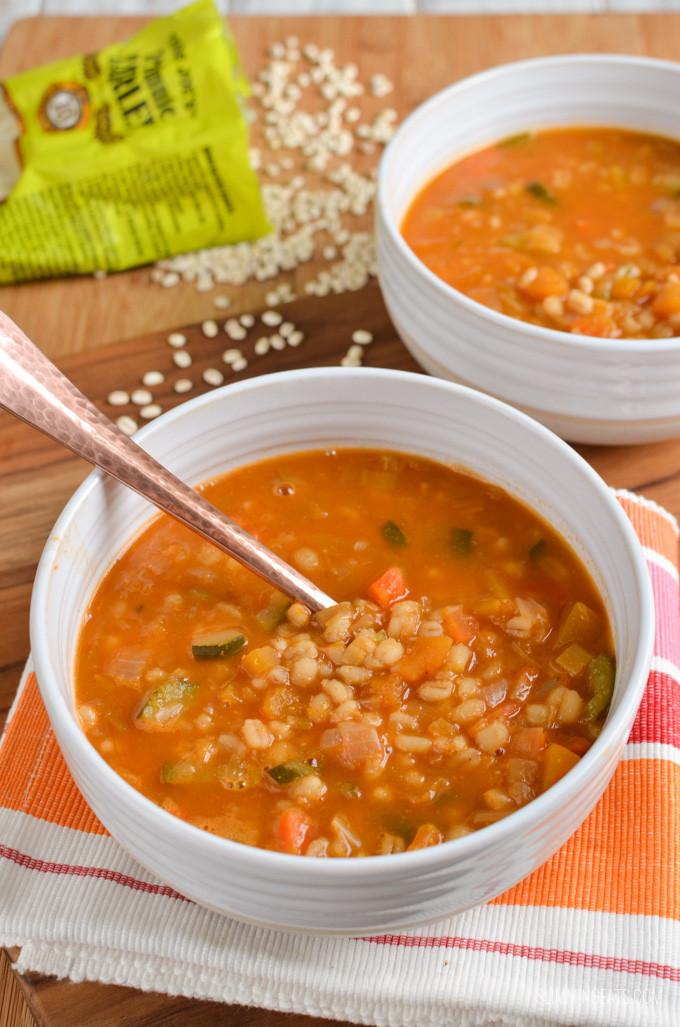 Vegetarian Barley Recipes
 Ve able and Pearl Barley Soup Stove Top Instant Pot