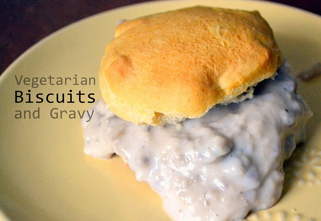 Vegetarian Biscuits And Gravy
 Ve arian gravy with vegemite Cook and Post