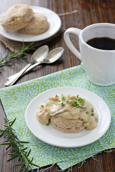 Vegetarian Biscuits And Gravy
 Ve arian Biscuits and Gravy Cook Nourish Bliss