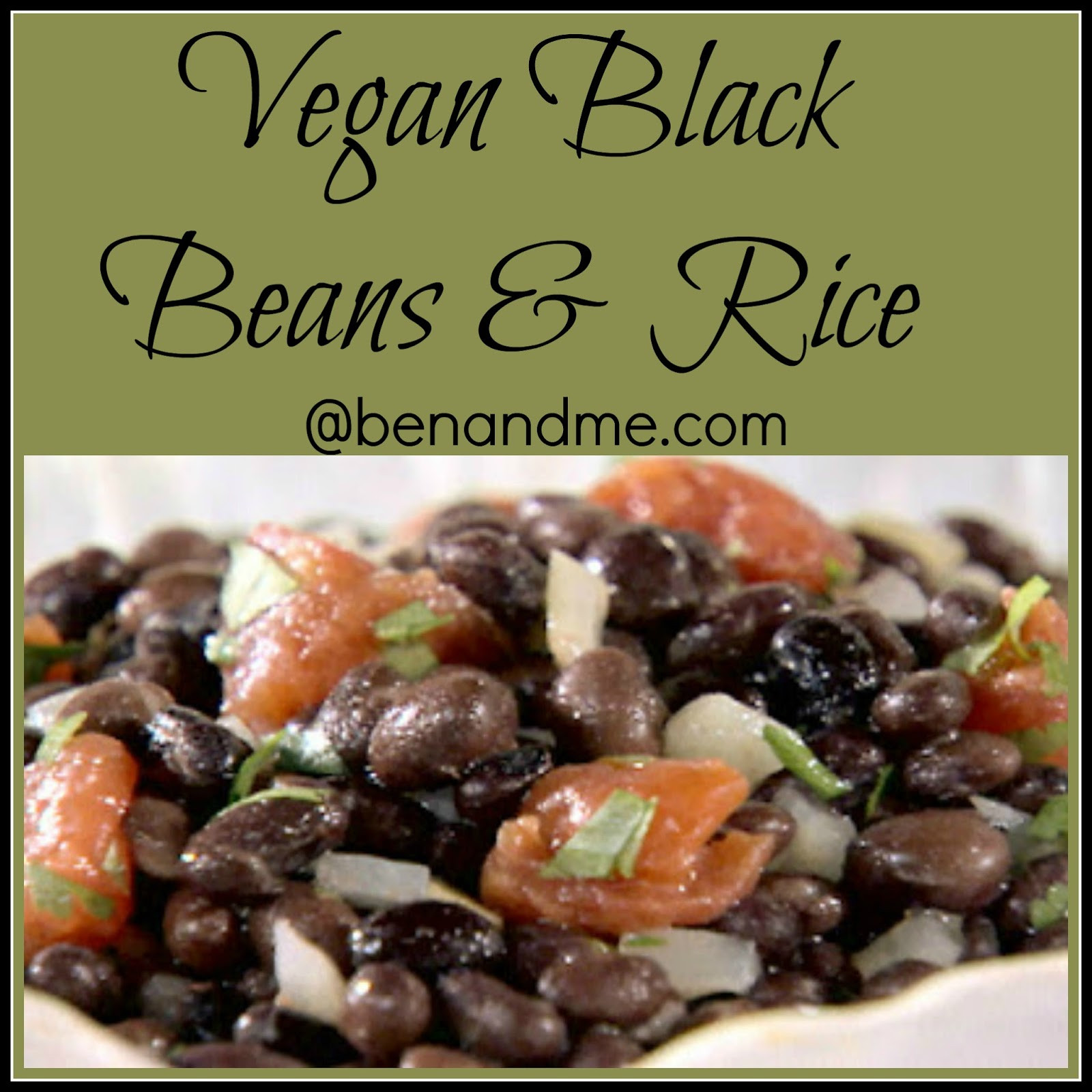 Vegetarian Black Bean And Rice Recipes
 Vegan Black Beans and Rice Recipe Ben and Me
