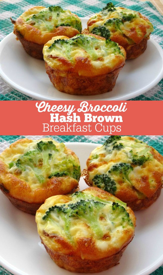 Vegetarian Breakfast For Kids
 Cheesy Broccoli Hash Brown Breakfast Cups Recipe – a