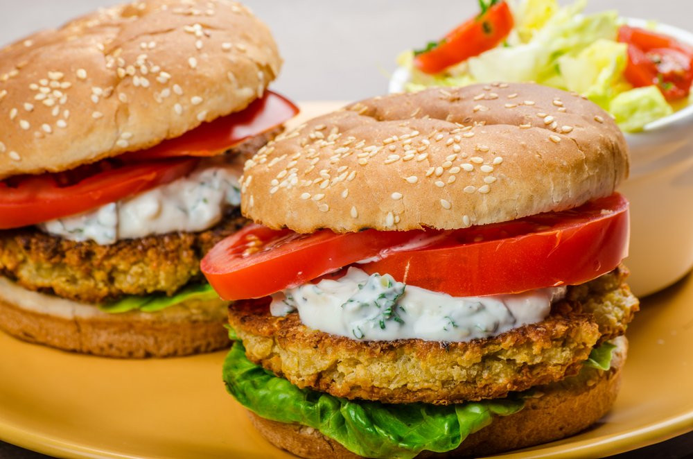 Vegetarian Burgers Recipes
 Airfryer Cauliflower Veggie Burger Recipe • Recipe This