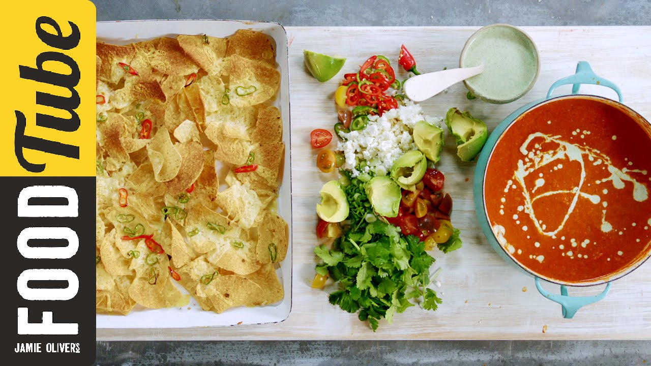 Vegetarian Burritos Jamie Oliver
 Jamie’s Mexican Tomato Soup