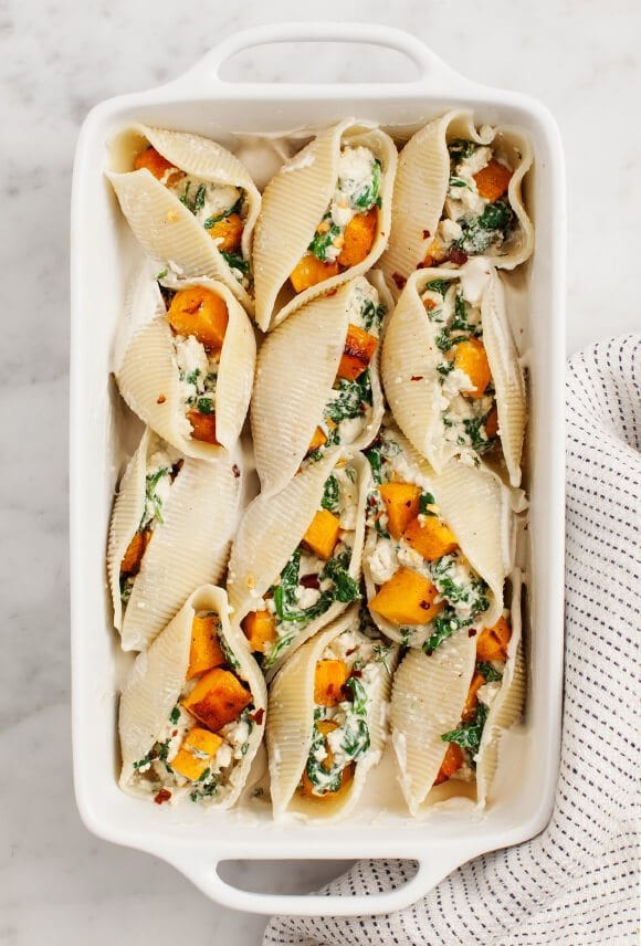 Vegetarian Butternut Squash Recipes
 Vegan Butternut Squash Stuffed Shells Recipe Love and Lemons