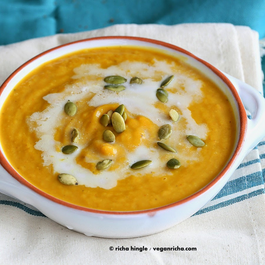 Vegetarian Butternut Squash Recipes
 Vegan Curried Butternut Squash Soup Glutenfree Recipe