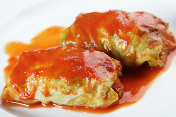 Vegetarian Cabbage Rolls Recipes
 Meatless Monday Ve able stuffed cabbage rolls
