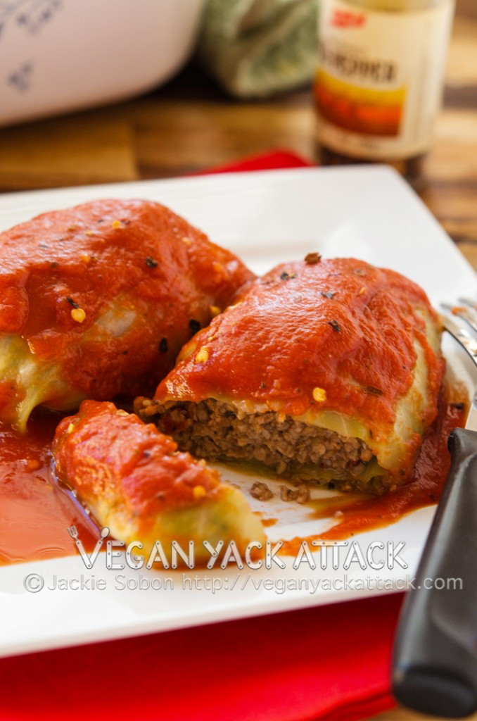 Vegetarian Cabbage Rolls Recipes
 Golabkis Stuffed Cabbage Rolls – Vegan Yack Attack