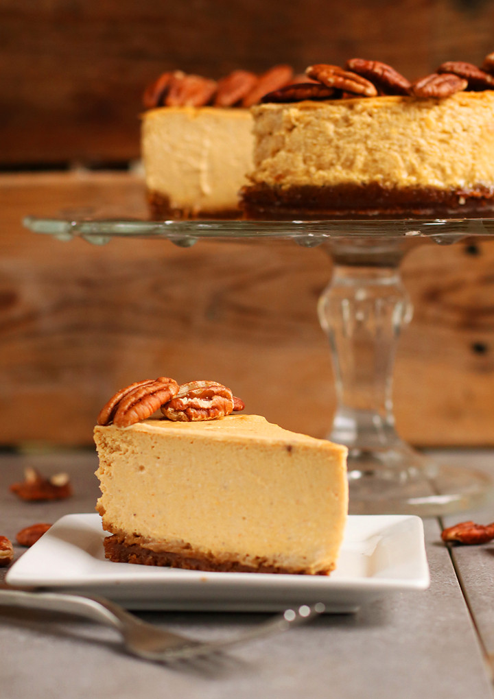 Vegetarian Cheese Cake
 Vegan Pumpkin Cheesecake