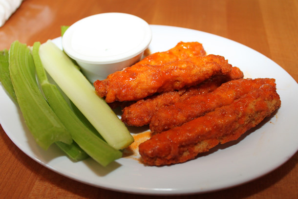 Vegetarian Chicken Wings
 The Veggie Grill Wings Irvine California Food Smackdown