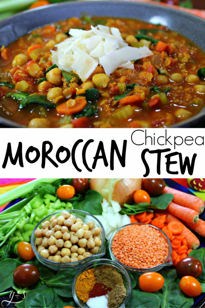 Vegetarian Chickpea Stew
 Ve arian Moroccan Chickpea Stew