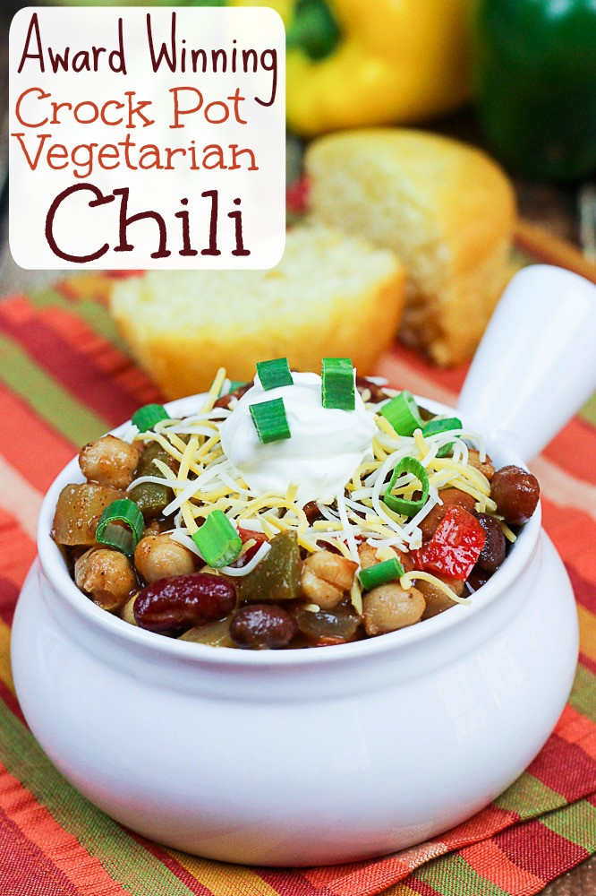 Vegetarian Chili Crock Pot Recipe
 10 Cozy Ve arian Crock Pot Soup recipes