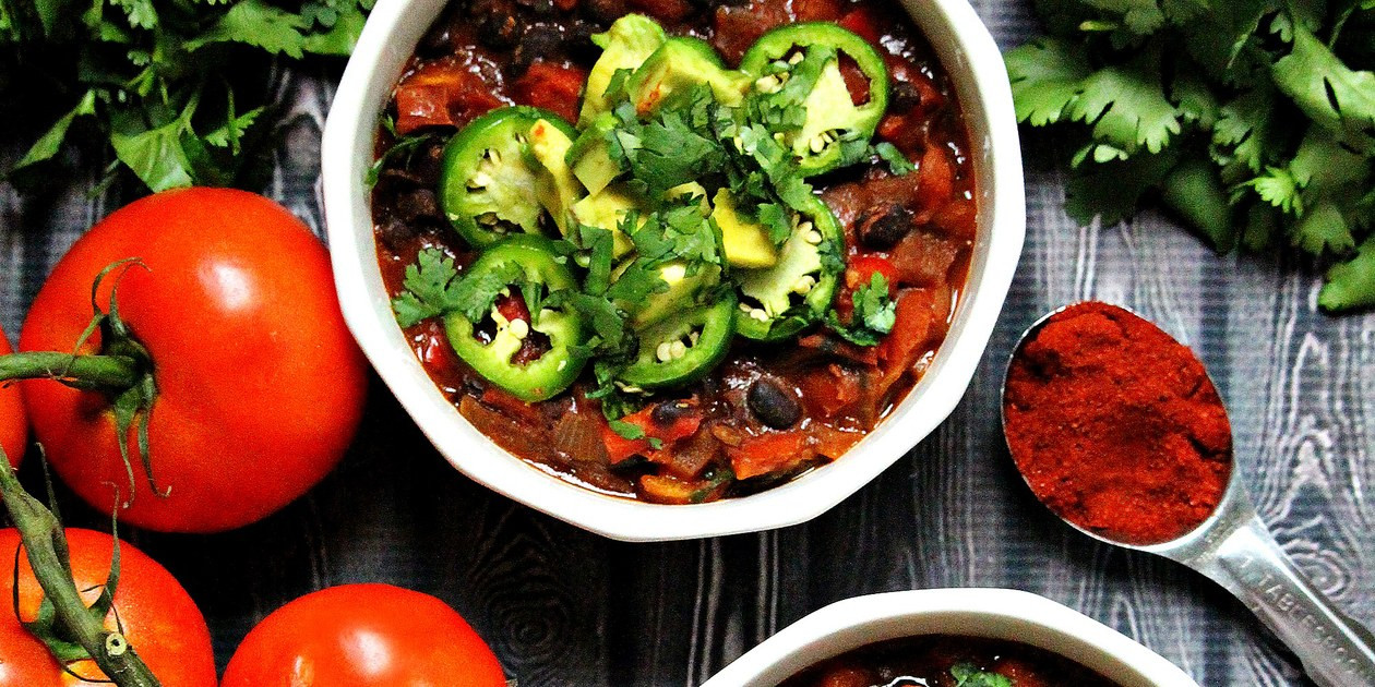 Vegetarian Chili Epicurious
 Vegan Smoked Paprika and Black Bean Chili recipe