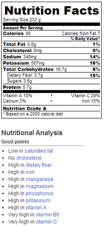 Vegetarian Chili Nutrition
 Ve arian Chili Calories and Nutrition Facts – Chocolate