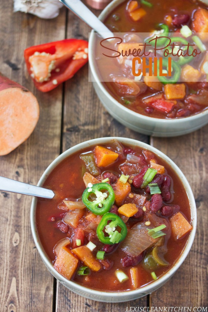 Vegetarian Chili Slow Cooker Recipe Sweet Potato
 Healthy Dishes to bring to a Potluck Picnic or BBQ