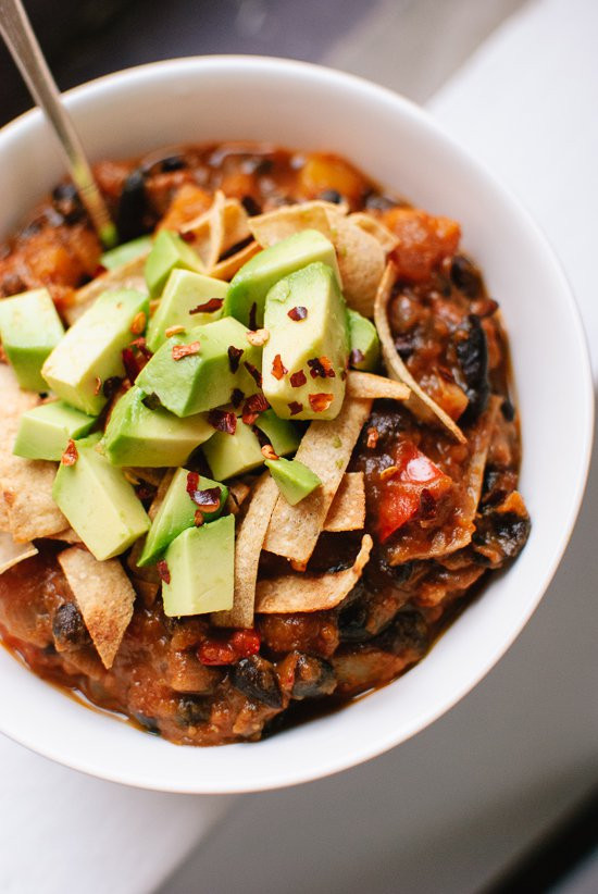 Vegetarian Chili With Squash
 Ve arian Butternut Squash Chipotle Chili Cookie and Kate