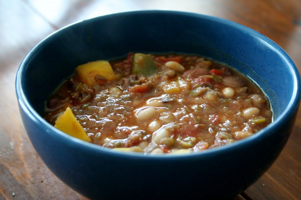 Vegetarian Chili With Squash
 Ve arian Chili a k a bean & butternut squash stew