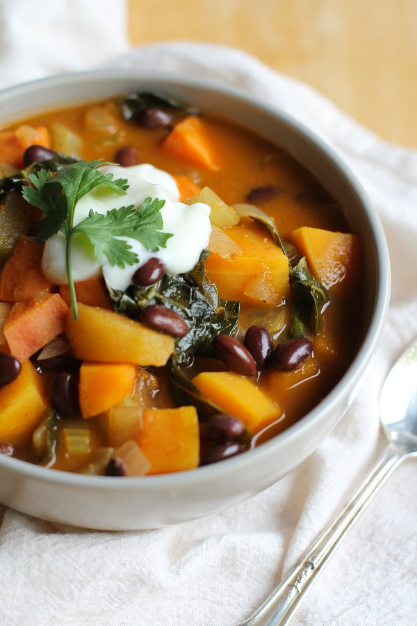 Vegetarian Chili With Squash
 Fall Harvest Ve arian Chili with Kale