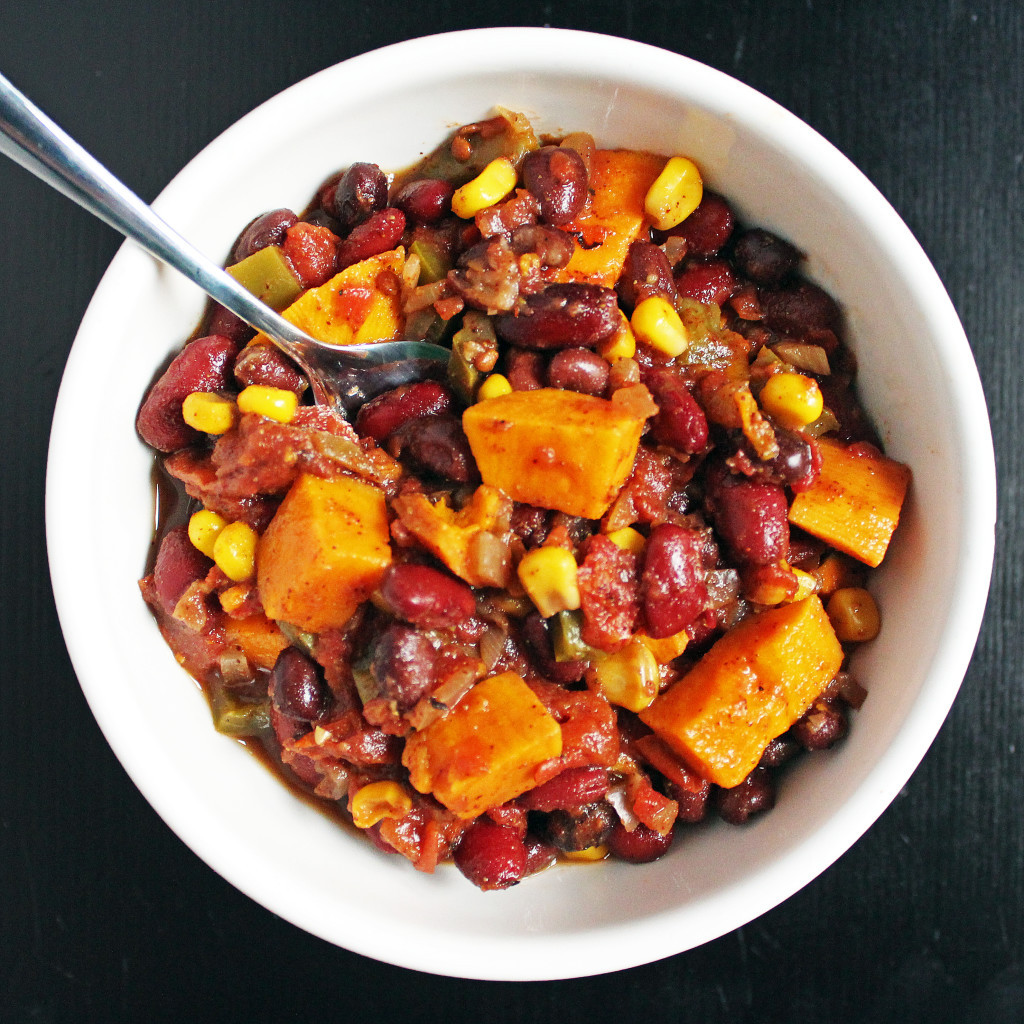 Vegetarian Chili With Sweet Potato
 Ve arian Sweet Potato Chili If You Give a Blonde a Kitchen