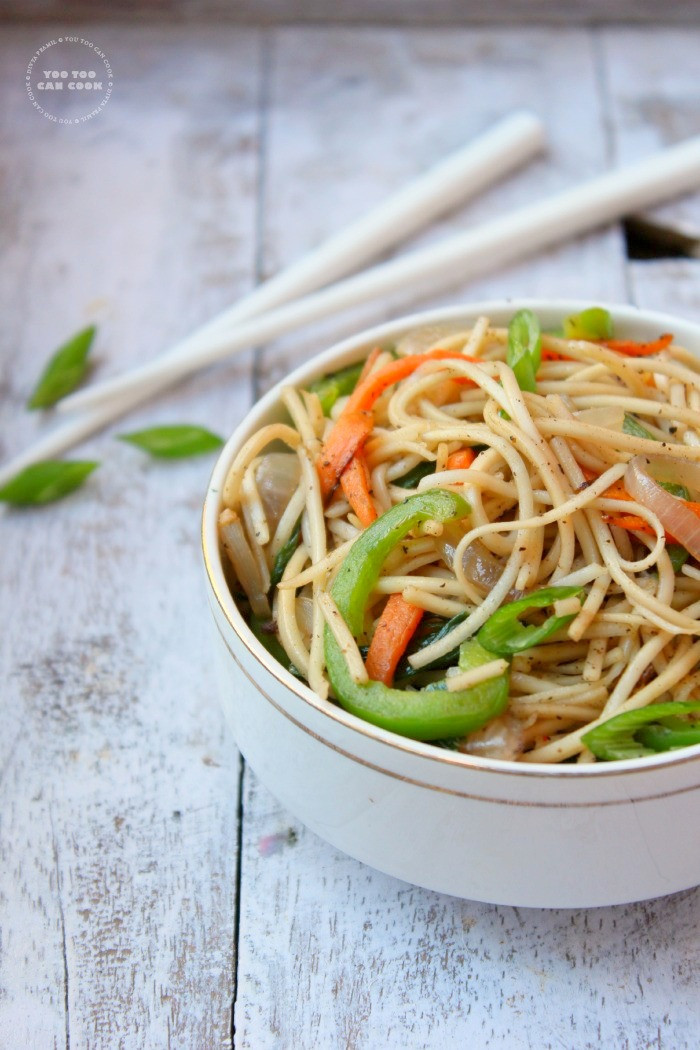 Vegetarian Chinese Noodle Recipes
 Chinese Noodles Ve able Noodles