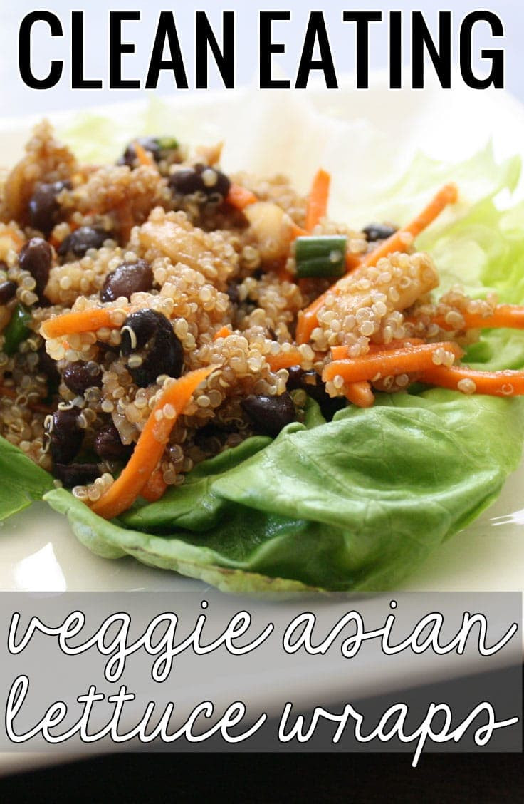 Vegetarian Clean Eating
 Clean Eating Veggie Asian Lettuce Wraps