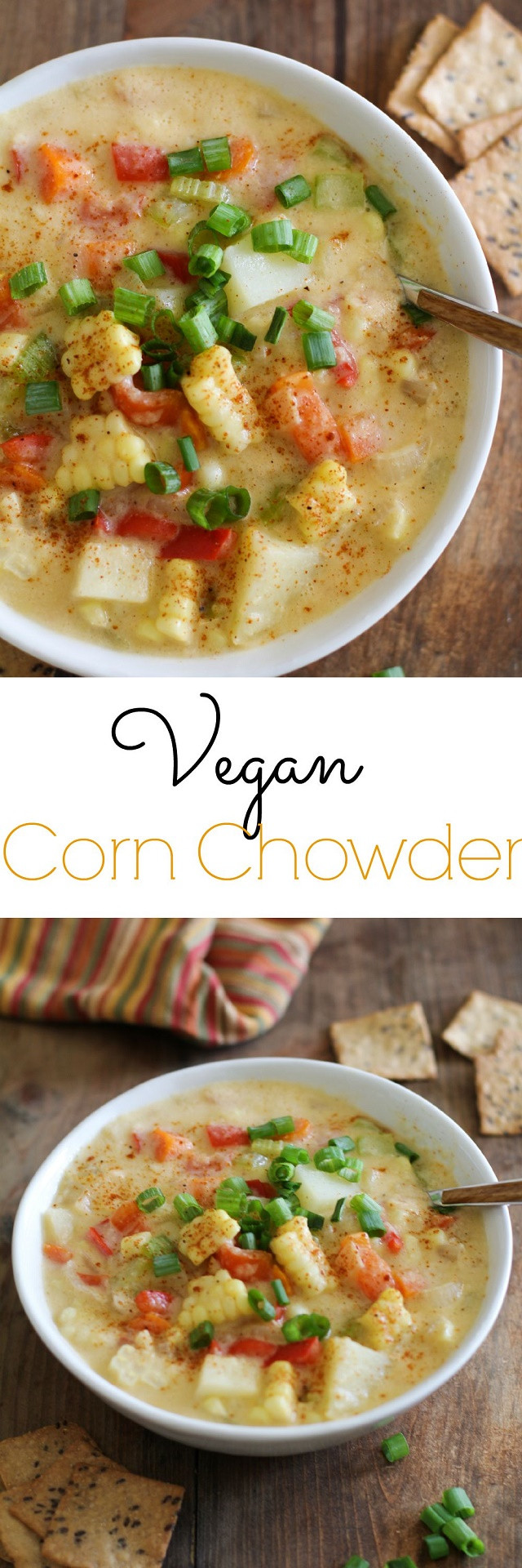 Vegetarian Corn Chowder Recipes
 Vegan Corn Chowder The Roasted Root