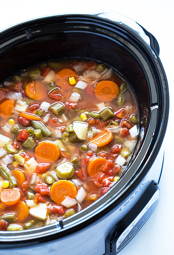 Vegetarian Crockpot Soup Recipes Easy Crock Pot Ve able Soup