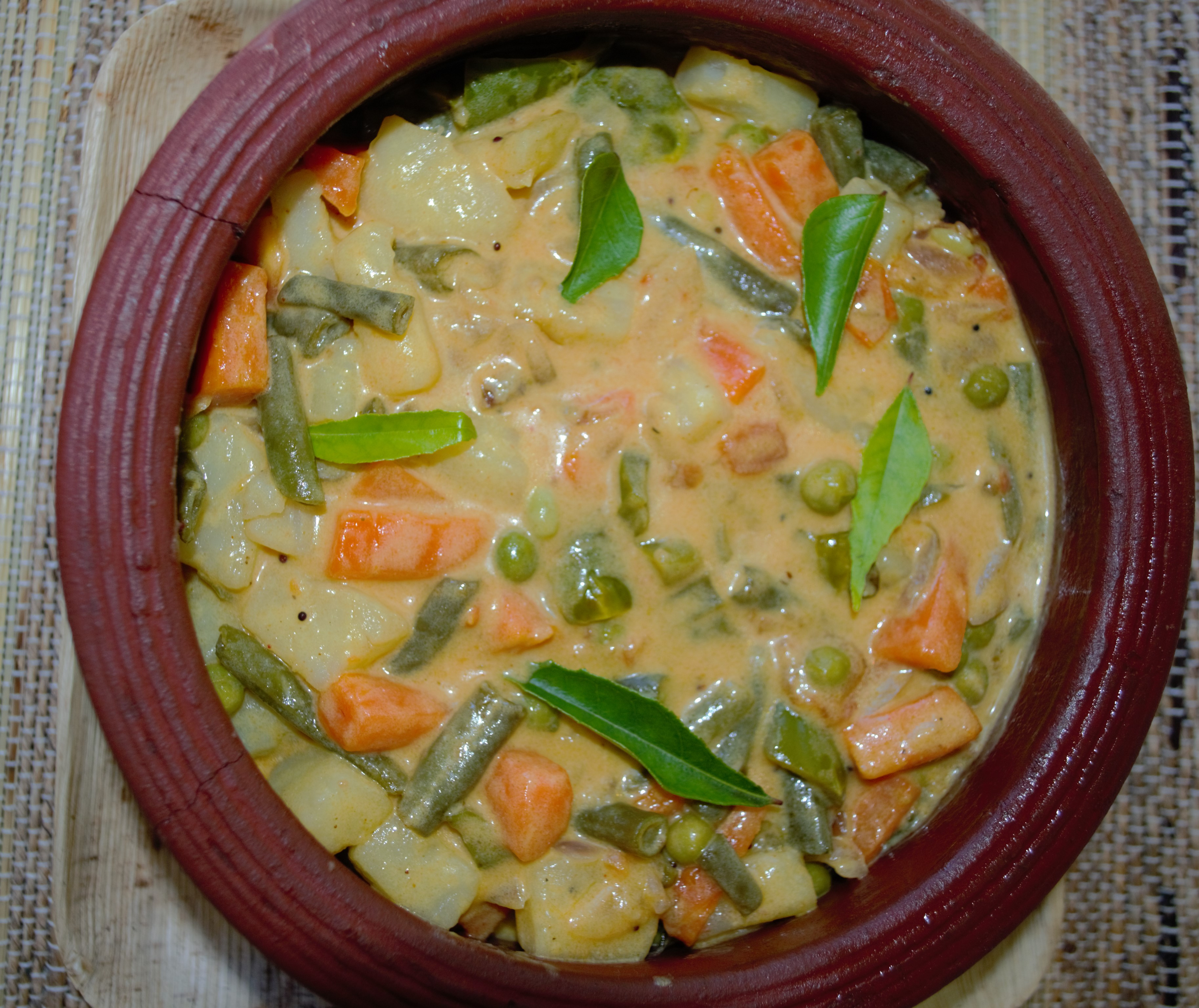 Vegetarian Curry Recipes With Coconut Milk
 Mixed ve able curry in Kerala style cooked in coconut