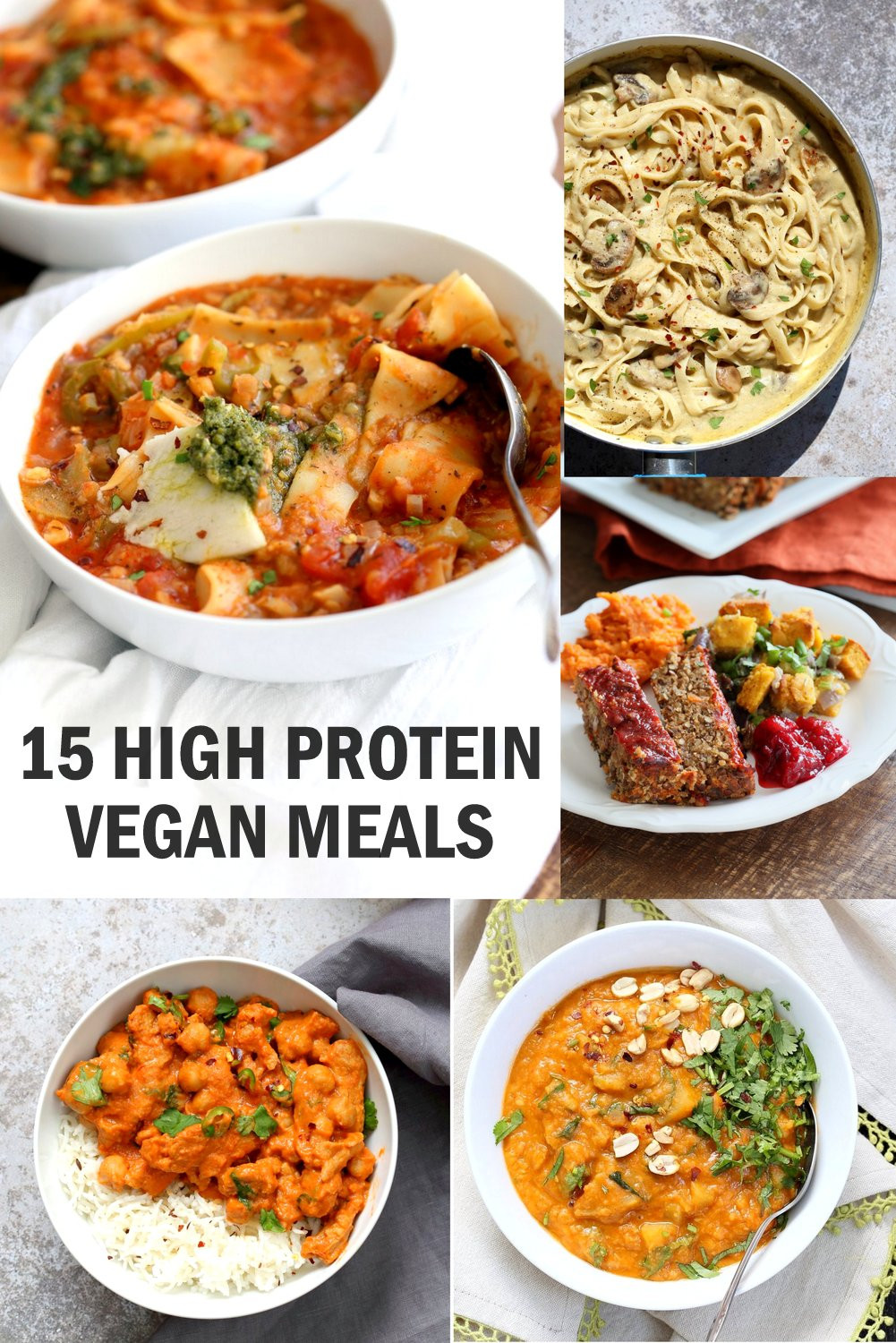 Vegetarian Dinners With Protein
 15 High Protein Vegan Meals Vegan Richa