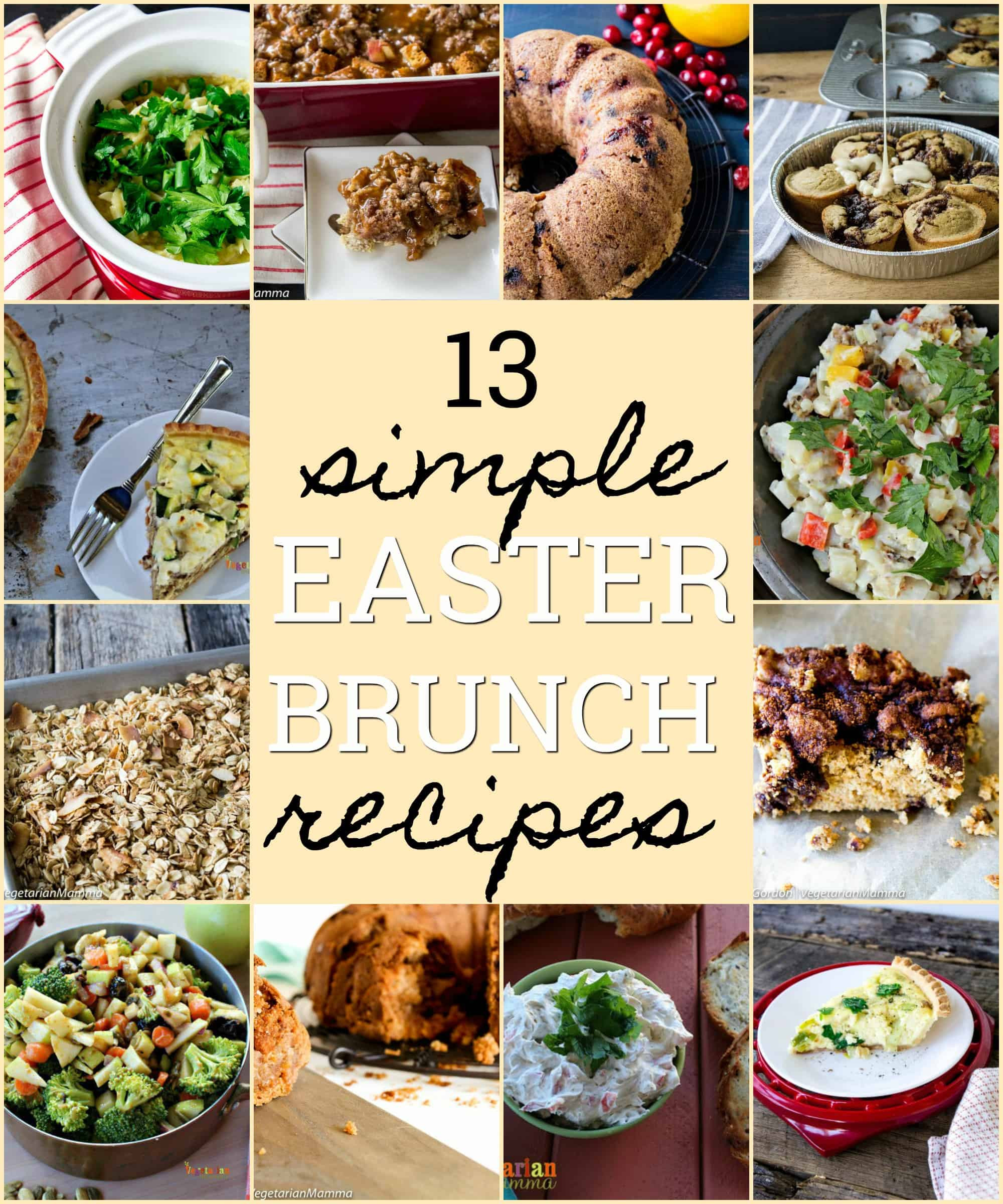 Vegetarian Easter Brunch Recipes
 12 Family Approved Easter Brunch Recipes