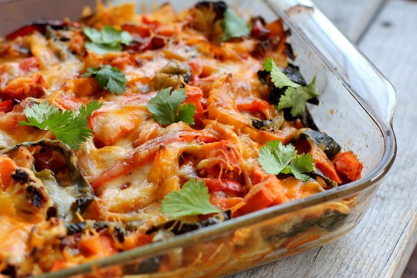Vegetarian Enchiladas Recipes
 Roasted Ve able Enchiladas