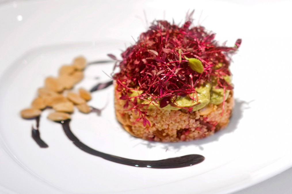 Vegetarian Fine Dining Recipes
 Quinoa with Beetroot and Romanesco Recipe