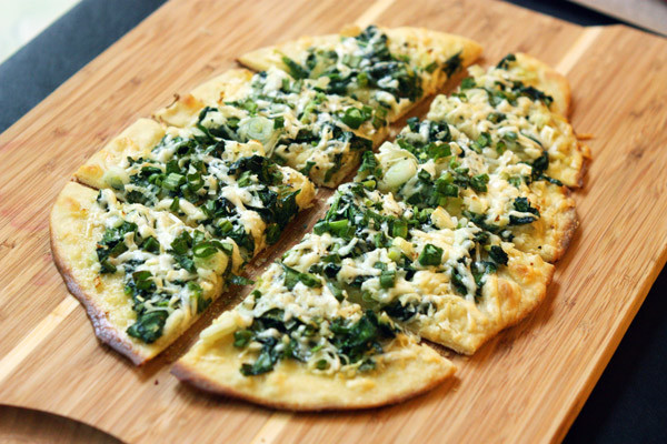 Vegetarian Flatbread Pizza Recipes
 Spring Greens Flatbread Pizza – 30 Pounds of Apples